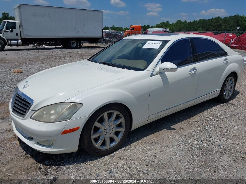 WDDNG71X07A048663 | 2007 MERCEDES-BENZ S 550