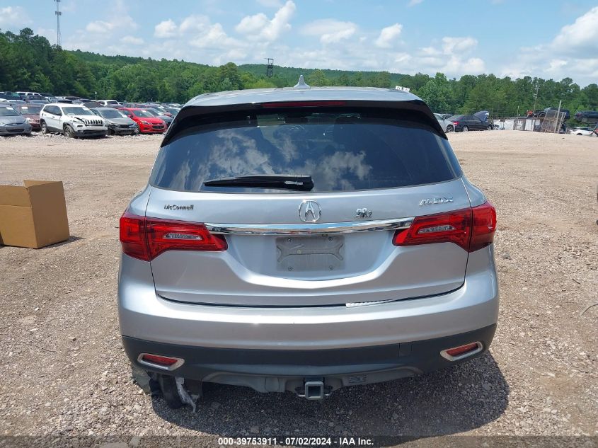 2016 Acura Mdx Technology VIN: 5FRYD3H42GB015786 Lot: 39753911