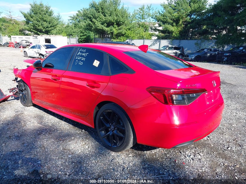 VIN 2HGFE2F58NH530781 2022 HONDA CIVIC SPORT