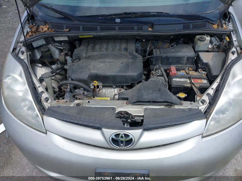 2008 Toyota Sienna Ce/Le VIN: 5TDZK23C48S104051 Lot: 39753961