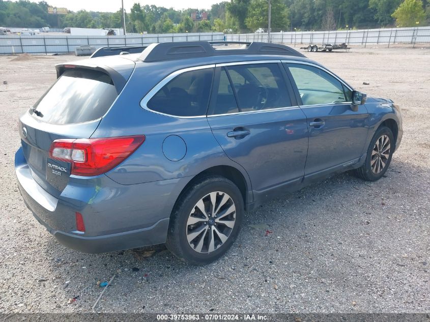 4S4BSEJC5F3317011 2015 Subaru Outback 3.6R Limited