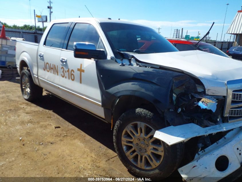 2011 Ford F-150 Platinum VIN: 1FTFW1EF4BFA12521 Lot: 39753964