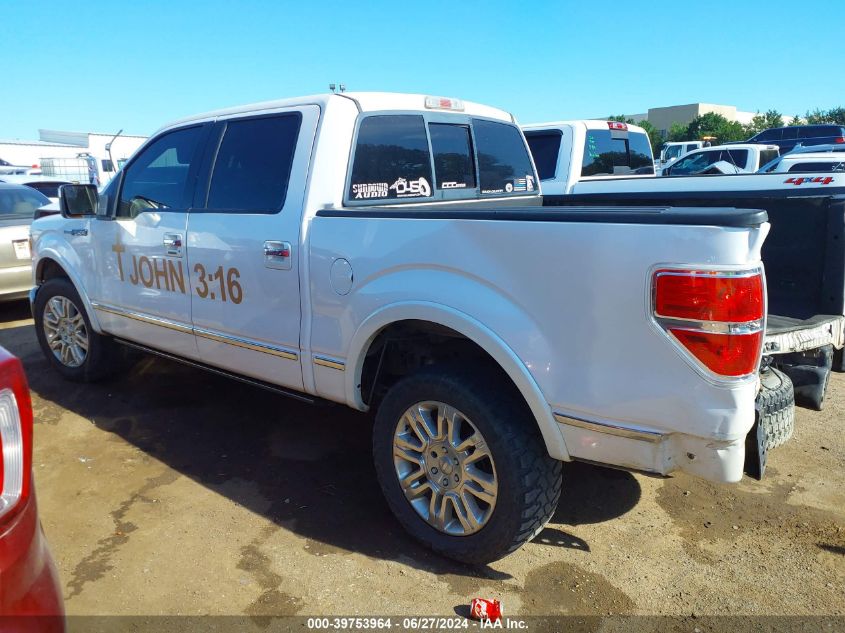 2011 Ford F-150 Platinum VIN: 1FTFW1EF4BFA12521 Lot: 39753964