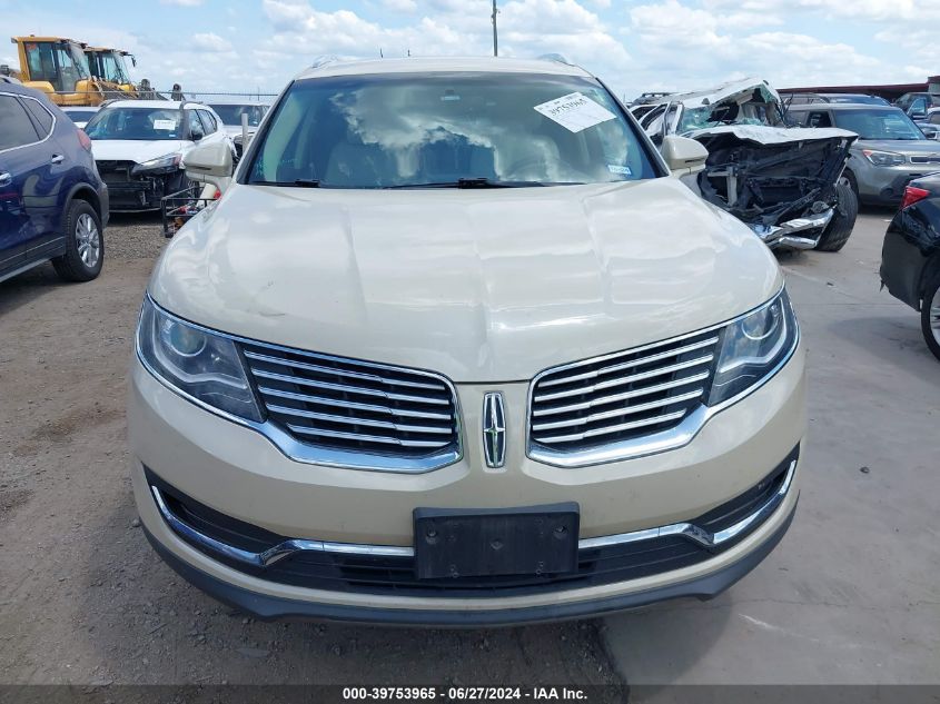 2018 Lincoln Mkx Premiere VIN: 2LMPJ6JR5JBL20684 Lot: 39753965