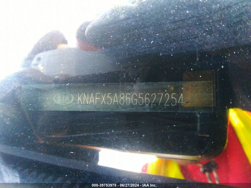 2016 Kia Forte Ex VIN: KNAFX5A86G5627254 Lot: 39753975