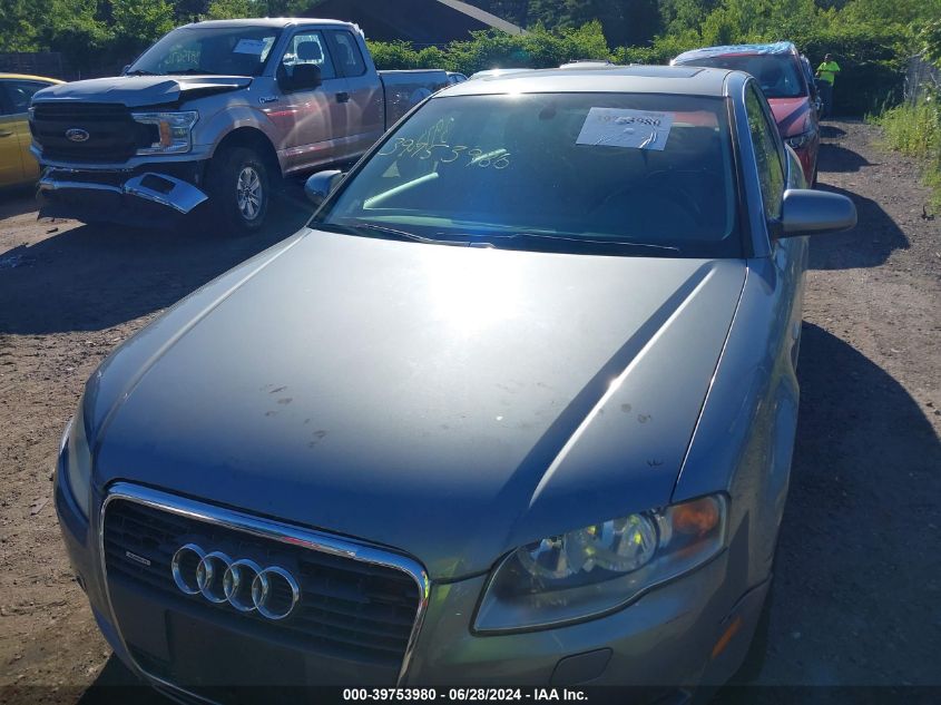 WAUDG78E15A548304 | 2005 AUDI A4