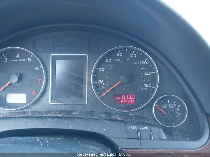 2005 Audi A4 3.2 Quattro VIN: WAUDG78E15A548304 Lot: 39753980