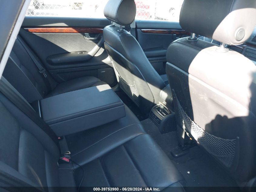 2005 Audi A4 3.2 Quattro VIN: WAUDG78E15A548304 Lot: 39753980