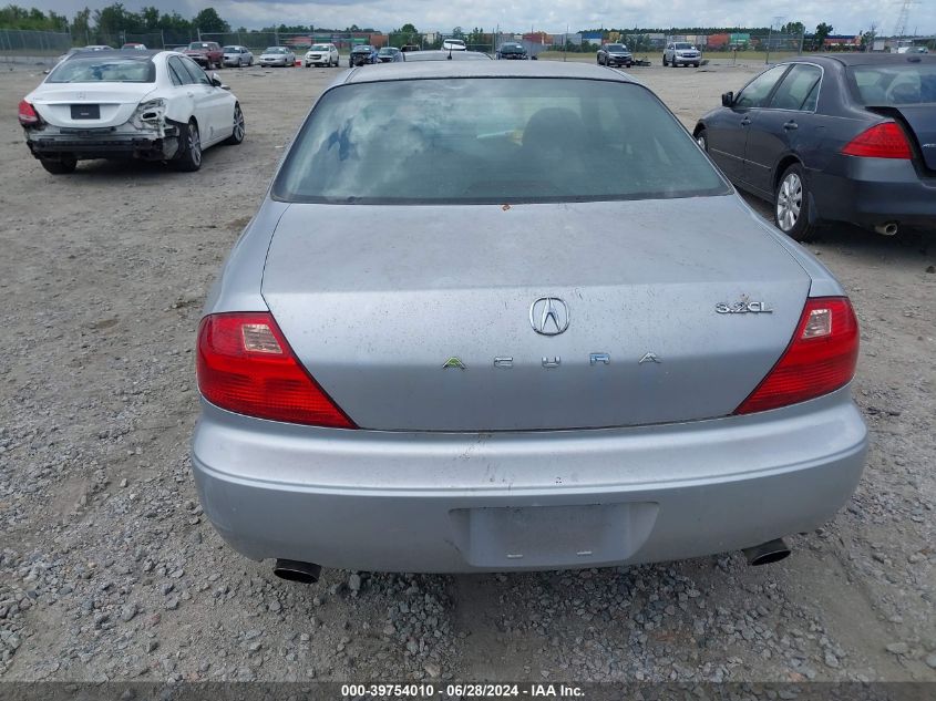 2001 Acura 3.2Cl VIN: 19UYA42491A034295 Lot: 39754010