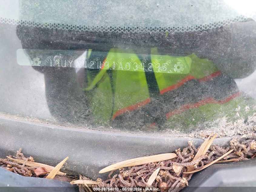 2001 Acura 3.2Cl VIN: 19UYA42491A034295 Lot: 39754010