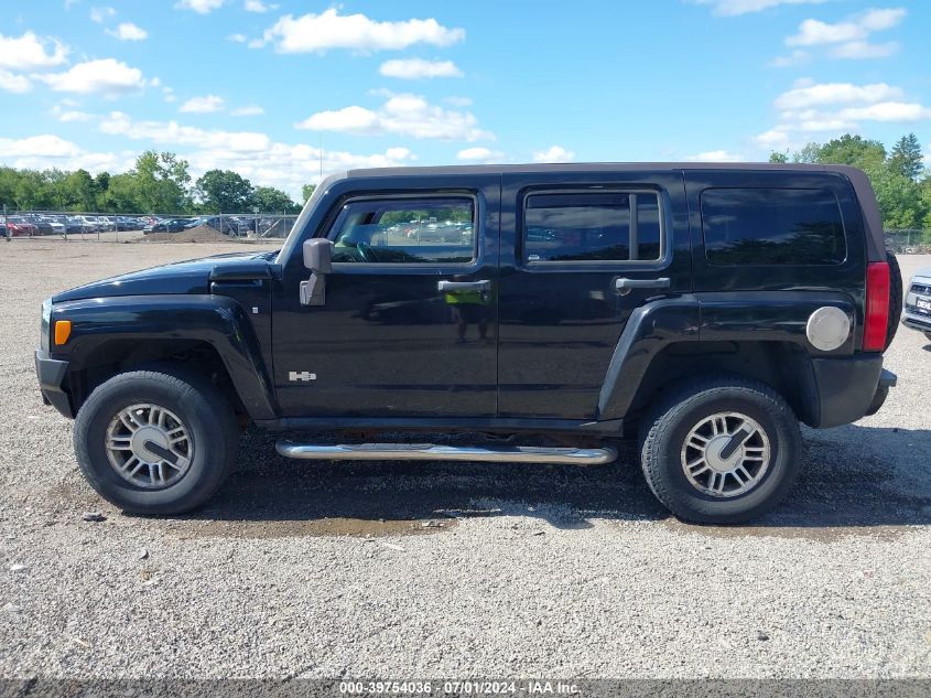 2007 Hummer H3 Suv VIN: 5GTDN13E178105084 Lot: 39754036
