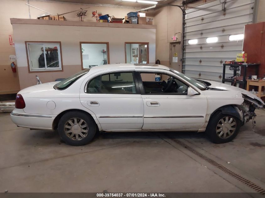 2002 Lincoln Continental VIN: 1LNHM97V82Y600407 Lot: 39754037