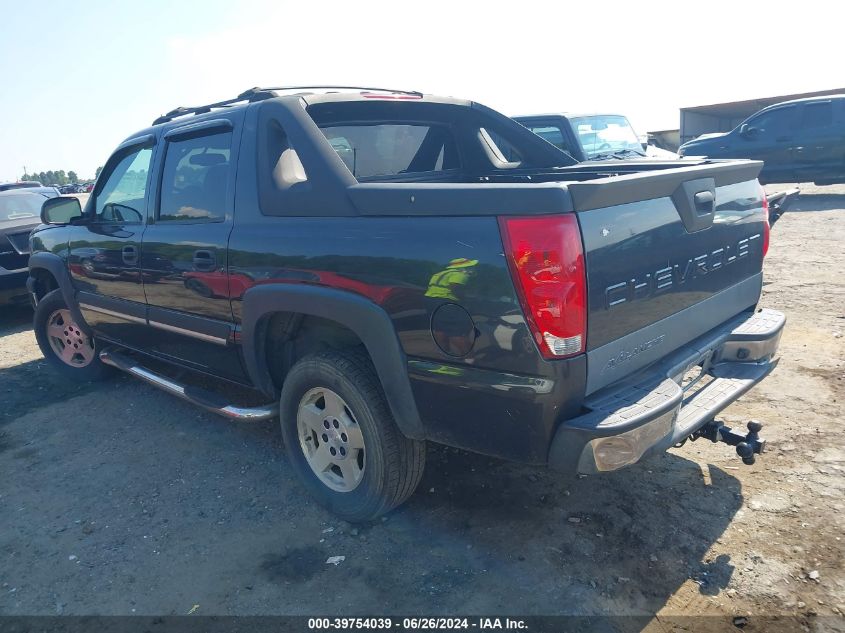 3GNEC12Z65G149893 | 2005 CHEVROLET AVALANCHE 1500