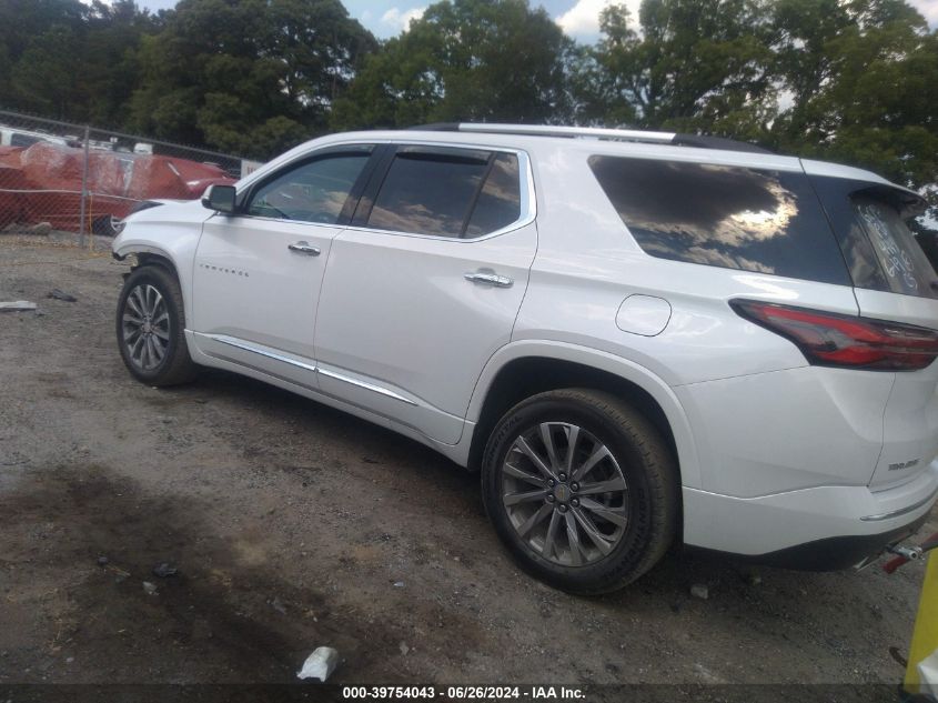 2022 Chevrolet Traverse Fwd Premier VIN: 1GNERKKW8NJ174447 Lot: 39754043