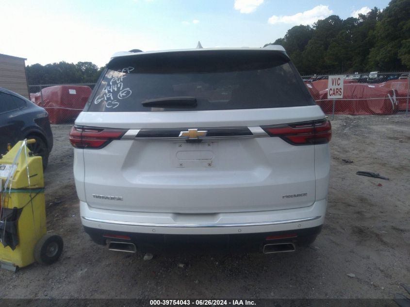 2022 Chevrolet Traverse Fwd Premier VIN: 1GNERKKW8NJ174447 Lot: 39754043