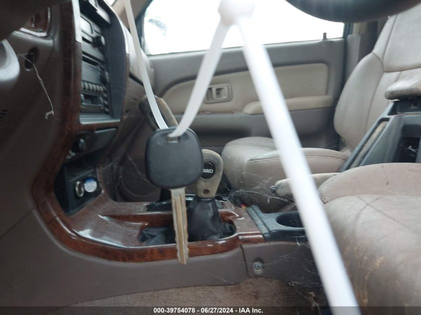 2000 Toyota 4Runner Limited V6 VIN: JT3HN87R3Y0302793 Lot: 39754078