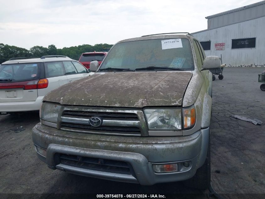 2000 Toyota 4Runner Limited V6 VIN: JT3HN87R3Y0302793 Lot: 39754078