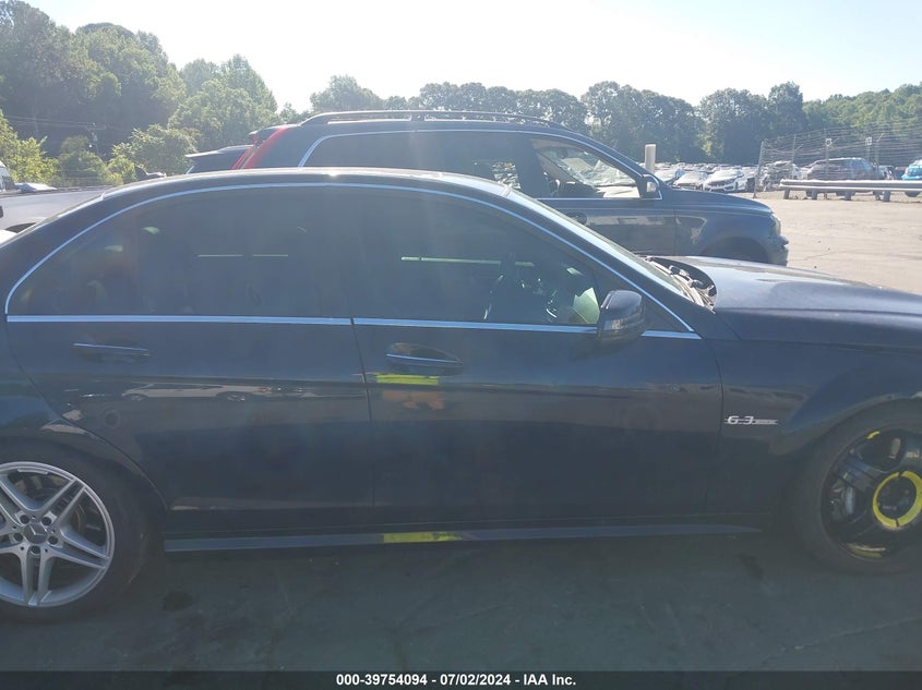 2013 MERCEDES-BENZ C 63 AMG - WDDGF7HB5DA858498