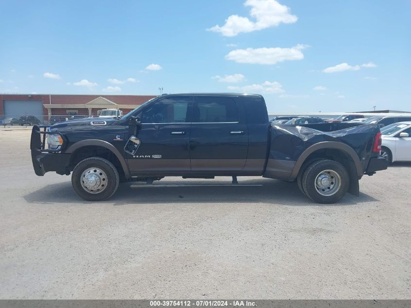 2020 Ram 3500 Laramie Longhorn Mega Cab 4X4 6'4 Box VIN: 3C63RRNL1LG279153 Lot: 39754112