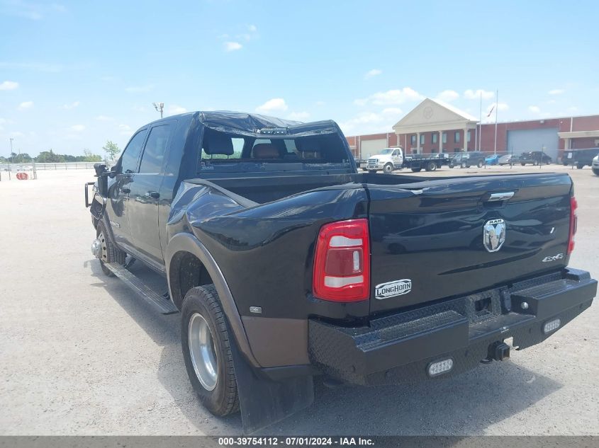 2020 Ram 3500 Laramie Longhorn Mega Cab 4X4 6'4 Box VIN: 3C63RRNL1LG279153 Lot: 39754112