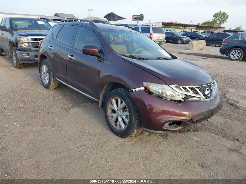 JN8AZ1MU0DW207945 2013 Nissan Murano Sv