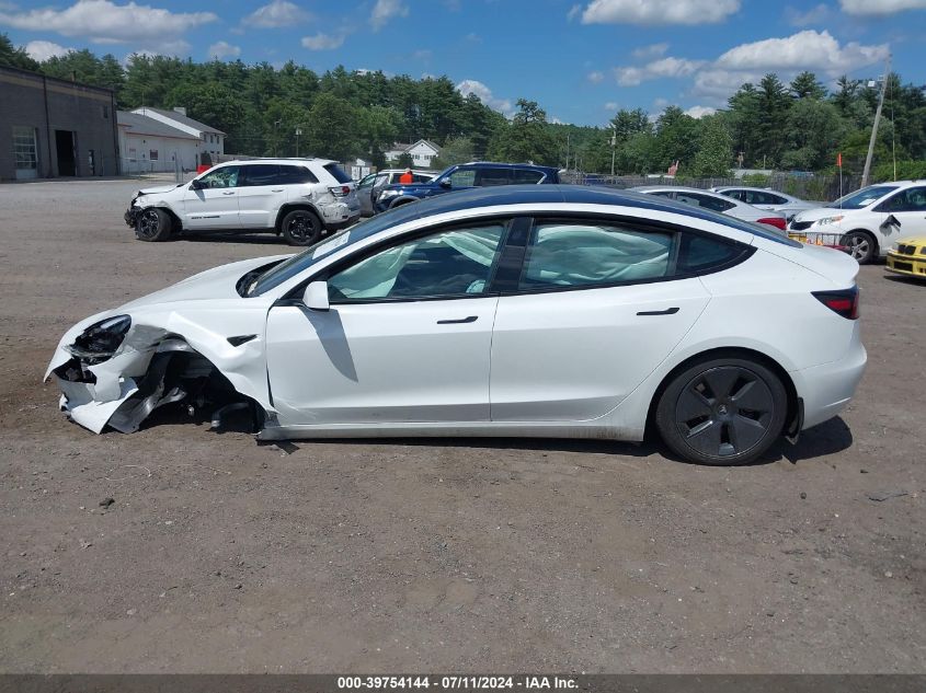 2023 Tesla Model 3 Rear-Wheel Drive VIN: 5YJ3E1EA3PF605289 Lot: 39754144