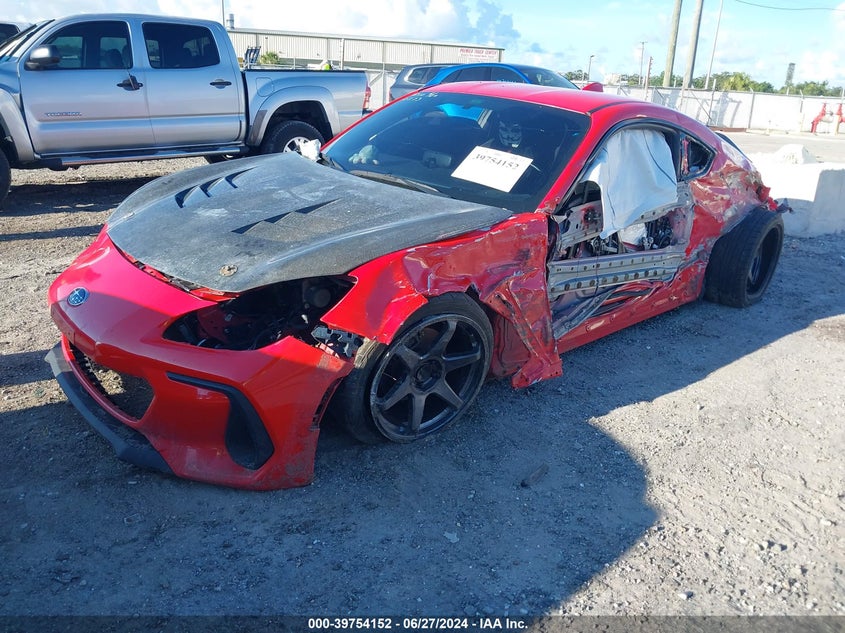 2022 Subaru Brz Limited VIN: JF1ZDBE14N9700573 Lot: 39754152