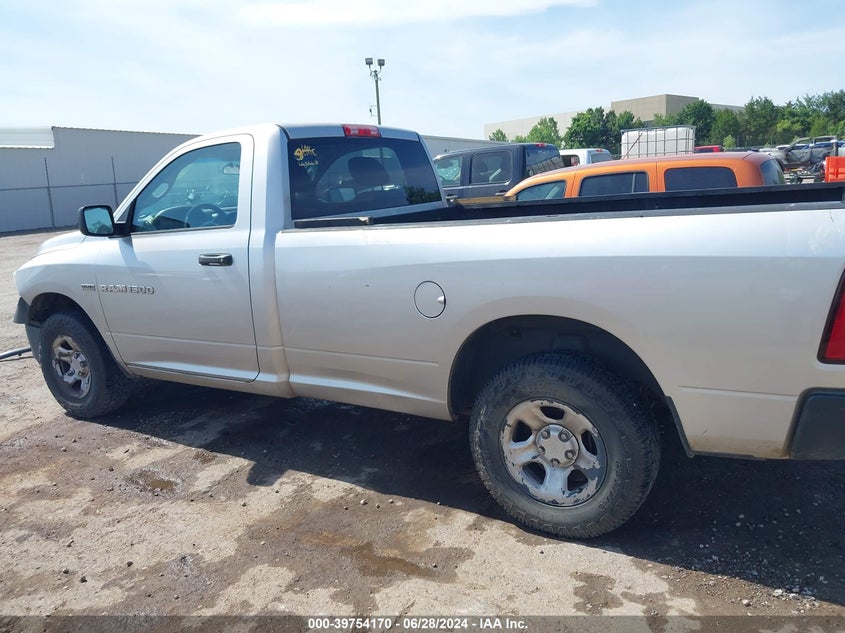 2012 Ram 1500 St VIN: 3C6JD7DT7CG257900 Lot: 39754170