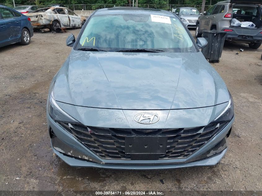 2022 Hyundai Elantra Limited VIN: KMHLP4AGXNU289203 Lot: 39754171