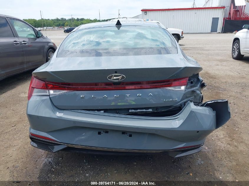 2022 Hyundai Elantra Limited VIN: KMHLP4AGXNU289203 Lot: 39754171