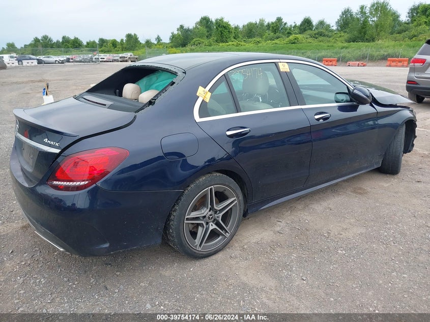 VIN 55SWF8EB6LU330683 2020 MERCEDES-BENZ C 300 4MATIC