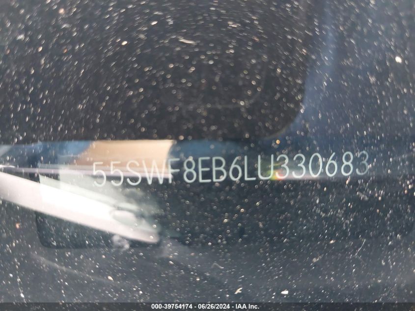 2020 Mercedes-Benz C 300 4Matic VIN: 55SWF8EB6LU330683 Lot: 39754174