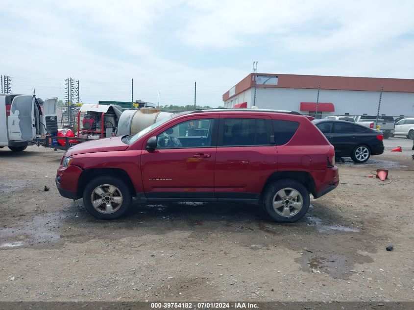 2015 Jeep Compass Sport VIN: 1C4NJCBA2FD124380 Lot: 39754182
