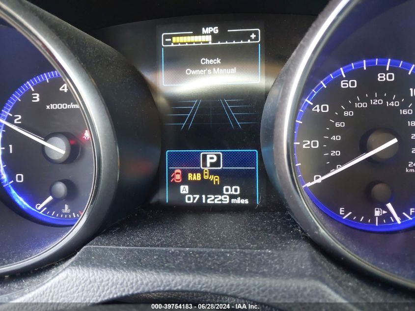 2019 Subaru Outback 2.5I Limited VIN: 4S4BSANC3K3279419 Lot: 39754183