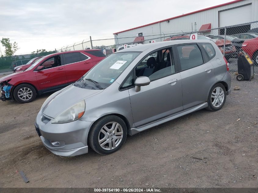 JHMGD38687S037081 | 2007 HONDA FIT