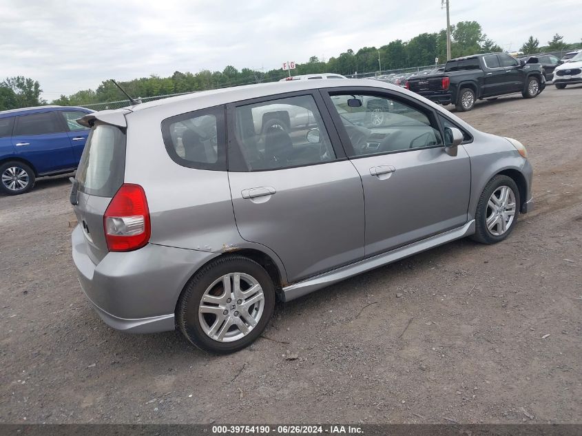 JHMGD38687S037081 | 2007 HONDA FIT