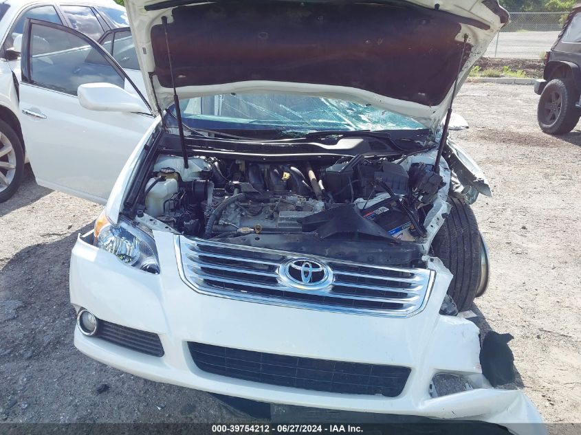 2008 Toyota Avalon Xl/Xls/Touring/Limited VIN: 4T1BK36B58U296212 Lot: 39754212