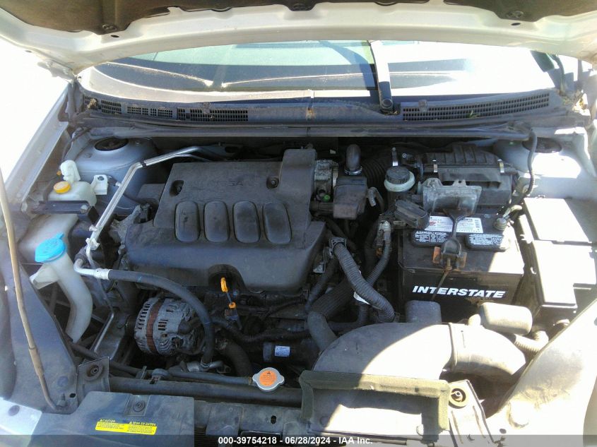 2010 Nissan Sentra 2.0/2.0S/Sr/2.0Sl VIN: 3N1AB6AP2AL669293 Lot: 39754218