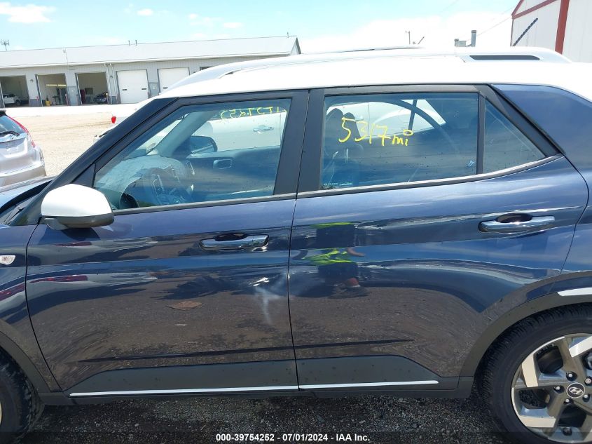 2023 Hyundai Venue Limited VIN: KMHRC8A39PU232360 Lot: 39754252