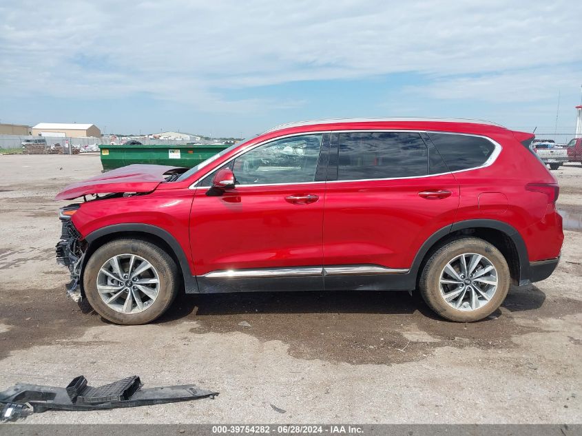 2019 Hyundai Santa Fe Limited VIN: 5NMS53AD2KH067618 Lot: 39754282