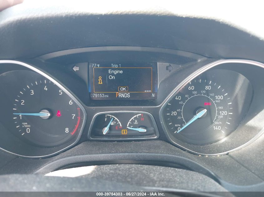 2016 Ford Focus Titanium VIN: 1FADP3J2XGL313263 Lot: 39754303