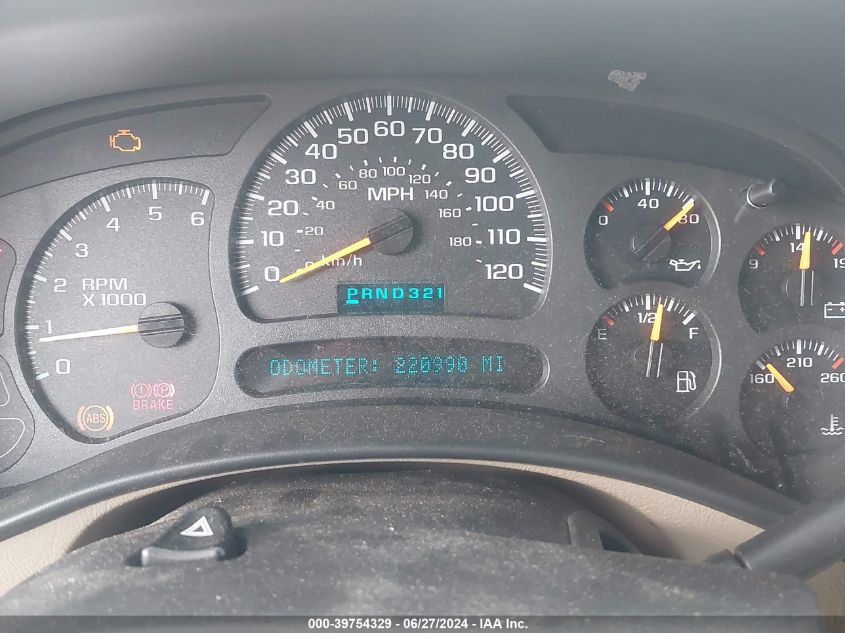 2003 Chevrolet Tahoe Lt VIN: 1GNEK13Z43R162446 Lot: 39754329