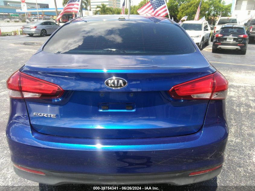 3KPFK4A70HE104644 | 2017 KIA FORTE