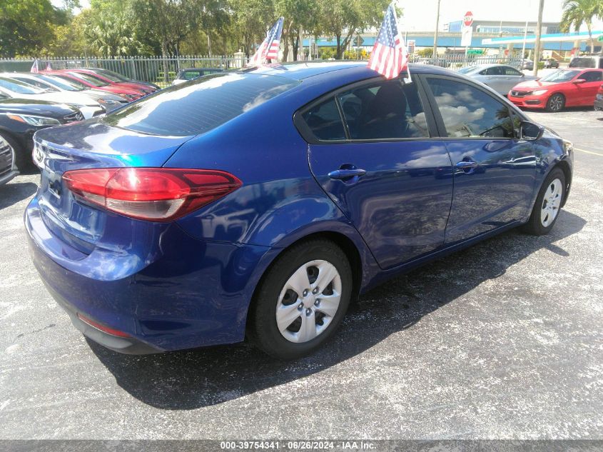 3KPFK4A70HE104644 | 2017 KIA FORTE