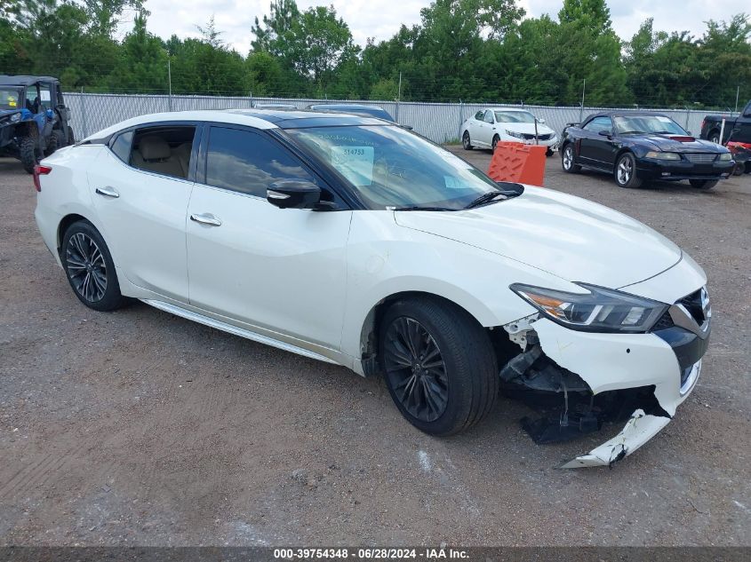 2018 Nissan Maxima 3.5 Platinum VIN: 1N4AA6AP5JC407284 Lot: 39754348