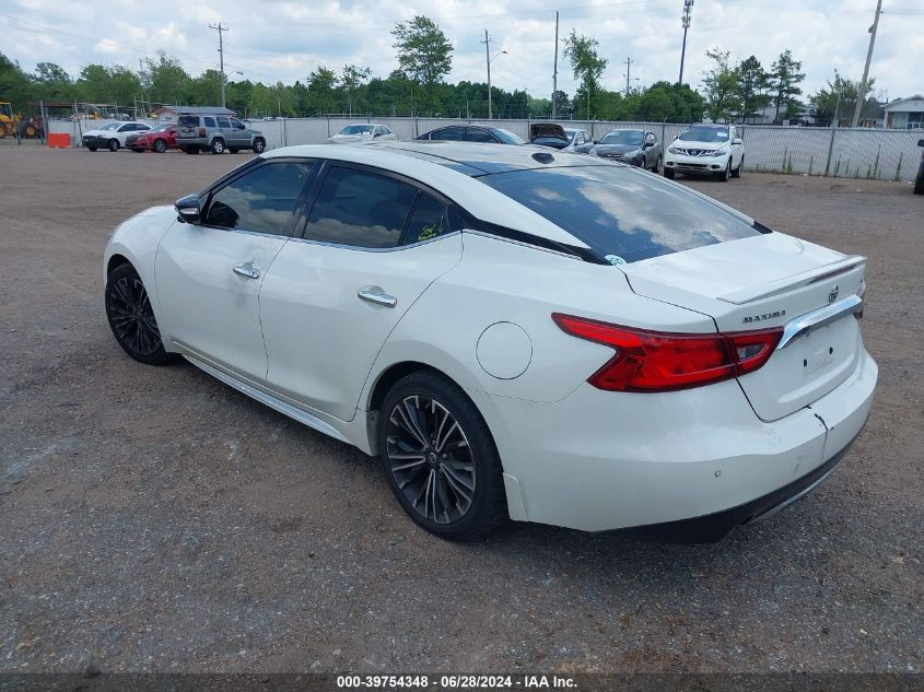 2018 Nissan Maxima 3.5 Platinum VIN: 1N4AA6AP5JC407284 Lot: 39754348