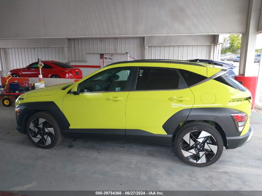 2024 Hyundai Kona Limited VIN: KM8HE3A31RU066380 Lot: 39754368