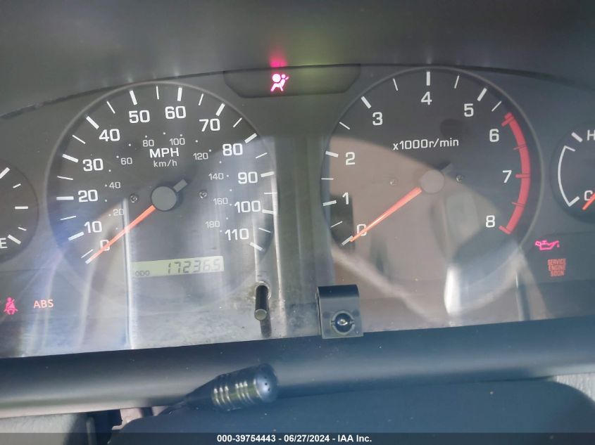 2001 Nissan Xterra Xe VIN: 5N1ED28Y91C504820 Lot: 39754443