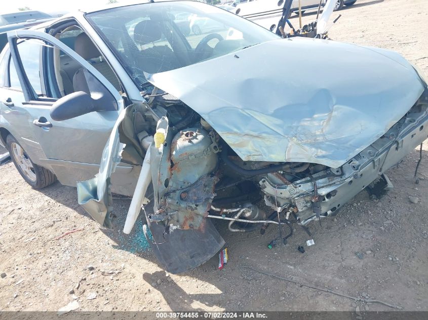 2006 Ford Focus Zx4 VIN: 1FAHP34NX6W128201 Lot: 39754455