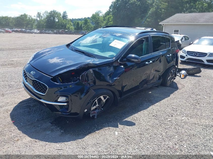 2021 Kia Sportage Ex VIN: KNDPNCAC2M7891433 Lot: 39754463